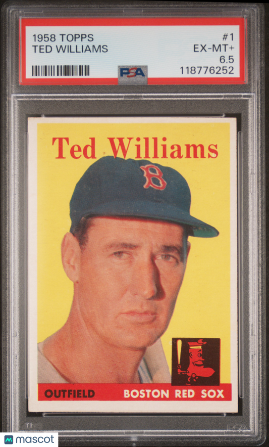 1958 Topps Ted Williams #1 PSA 6.5