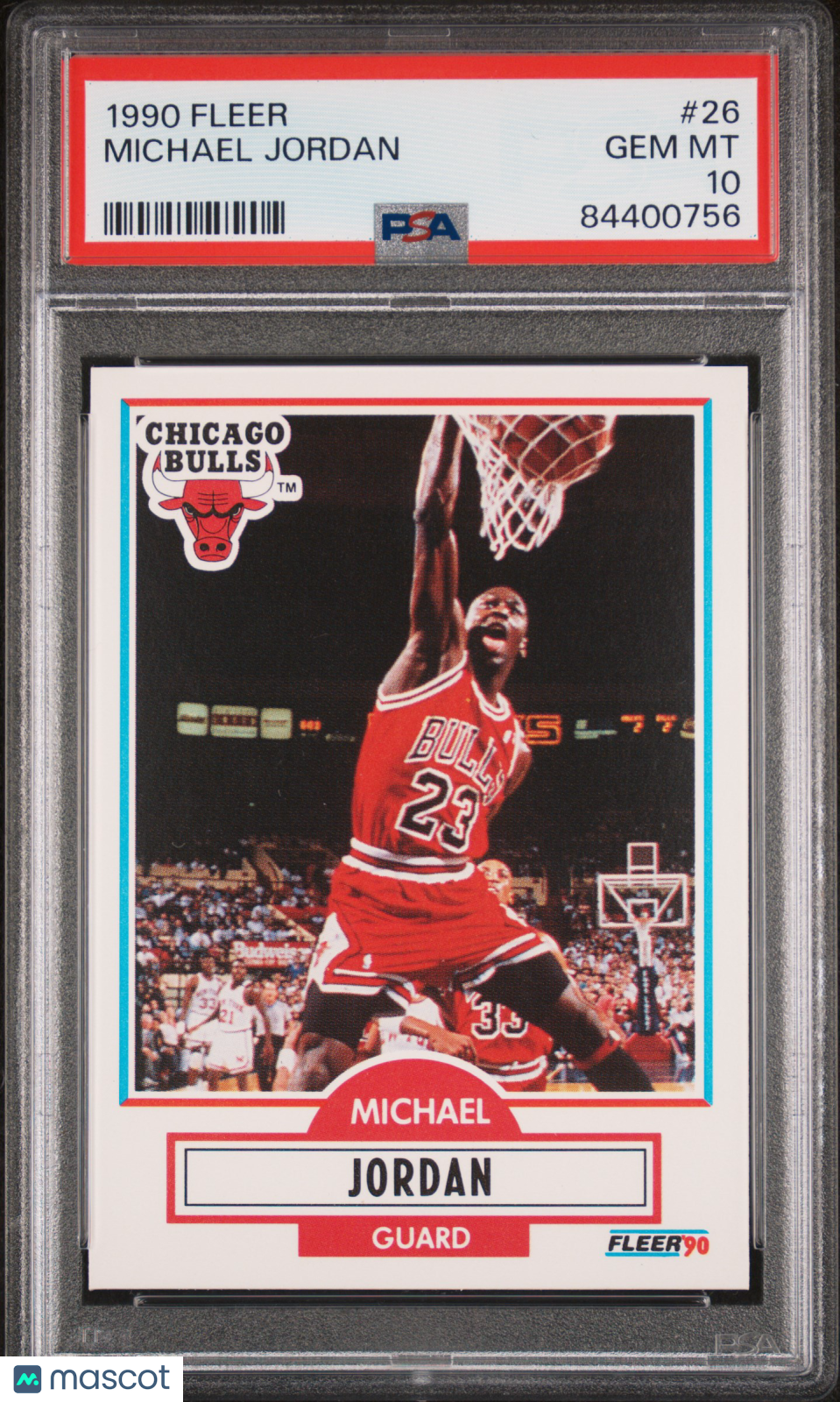 1990 Fleer Michael Jordan #26 PSA 10