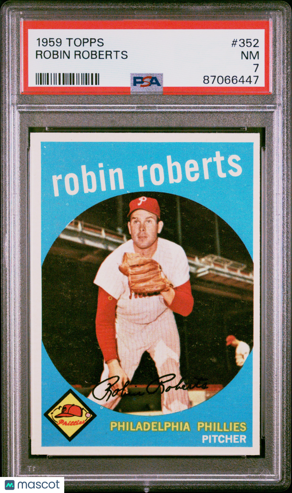 1959 Topps Robin Roberts #352 PSA 7