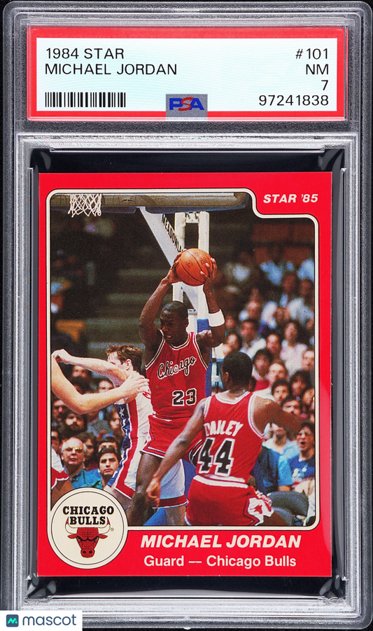 1984 Star Michael Jordan #101 PSA 7