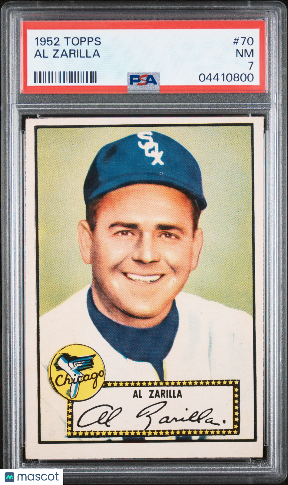 1952 Topps Al Zarilla #70 PSA 7