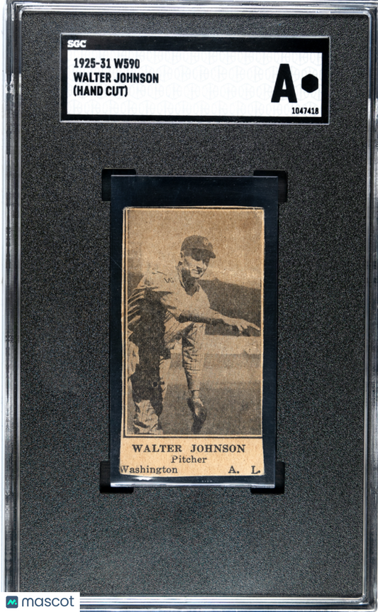 1925 W590 Walter Johnson SGC A