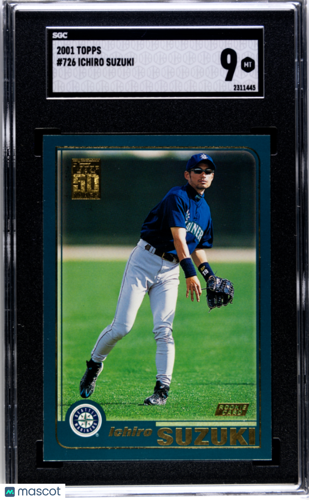 2001 Topps Ichiro Suzuki #726 SGC 9