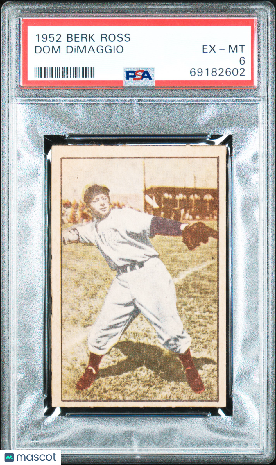 1952 Berk Ross Dom Dimaggio PSA 6