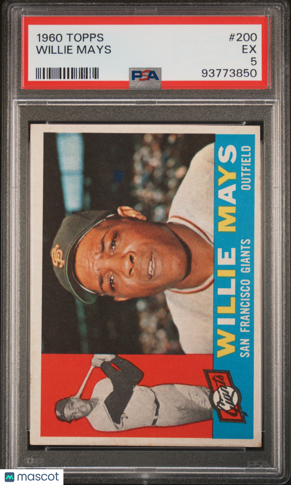 1960 Topps Willie Mays #200 PSA 5