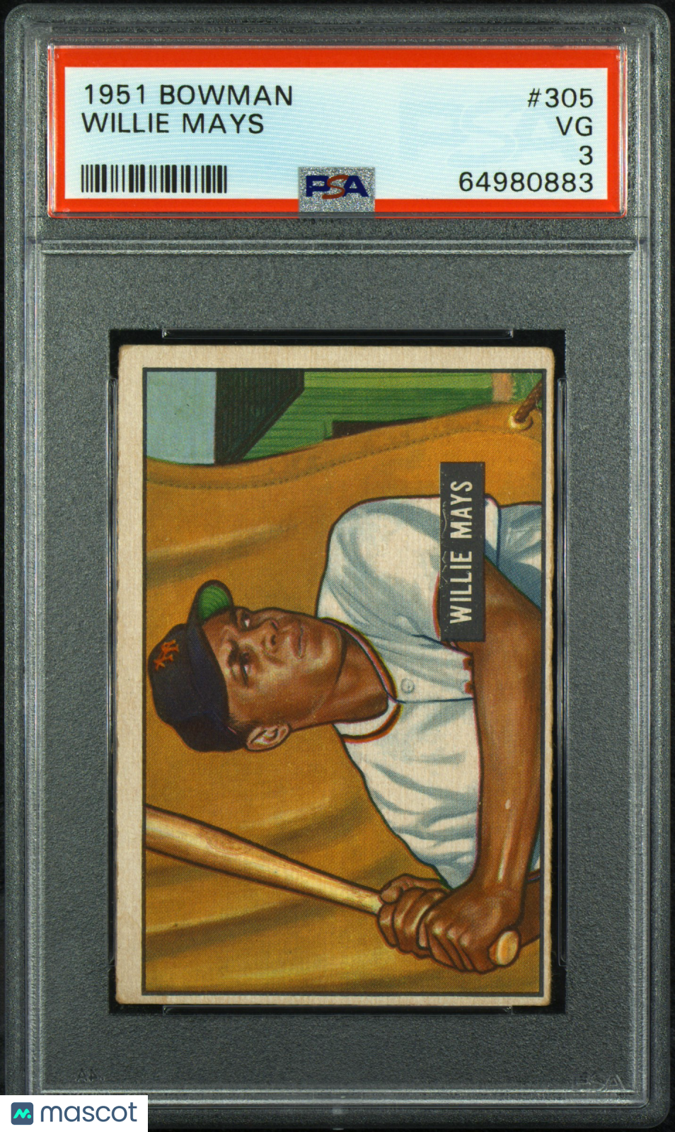1951 Bowman Willie Mays #305 PSA 3