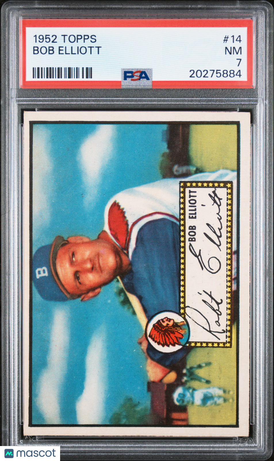 1952 Topps Bob Elliott #14 PSA 7