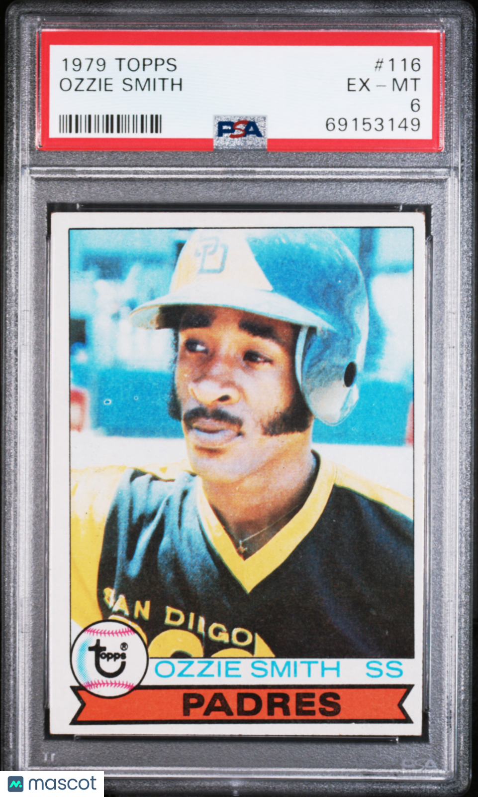 1979 Topps Ozzie Smith #116 PSA 6