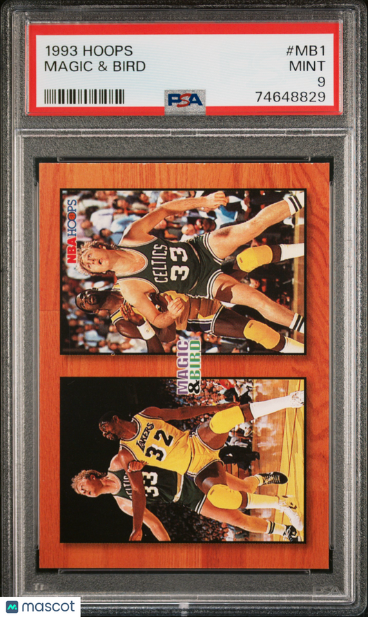 1993 Hoops Magic & Bird #MB1 PSA 9