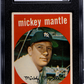 1959 Topps Mickey Mantle #10 SGC 3