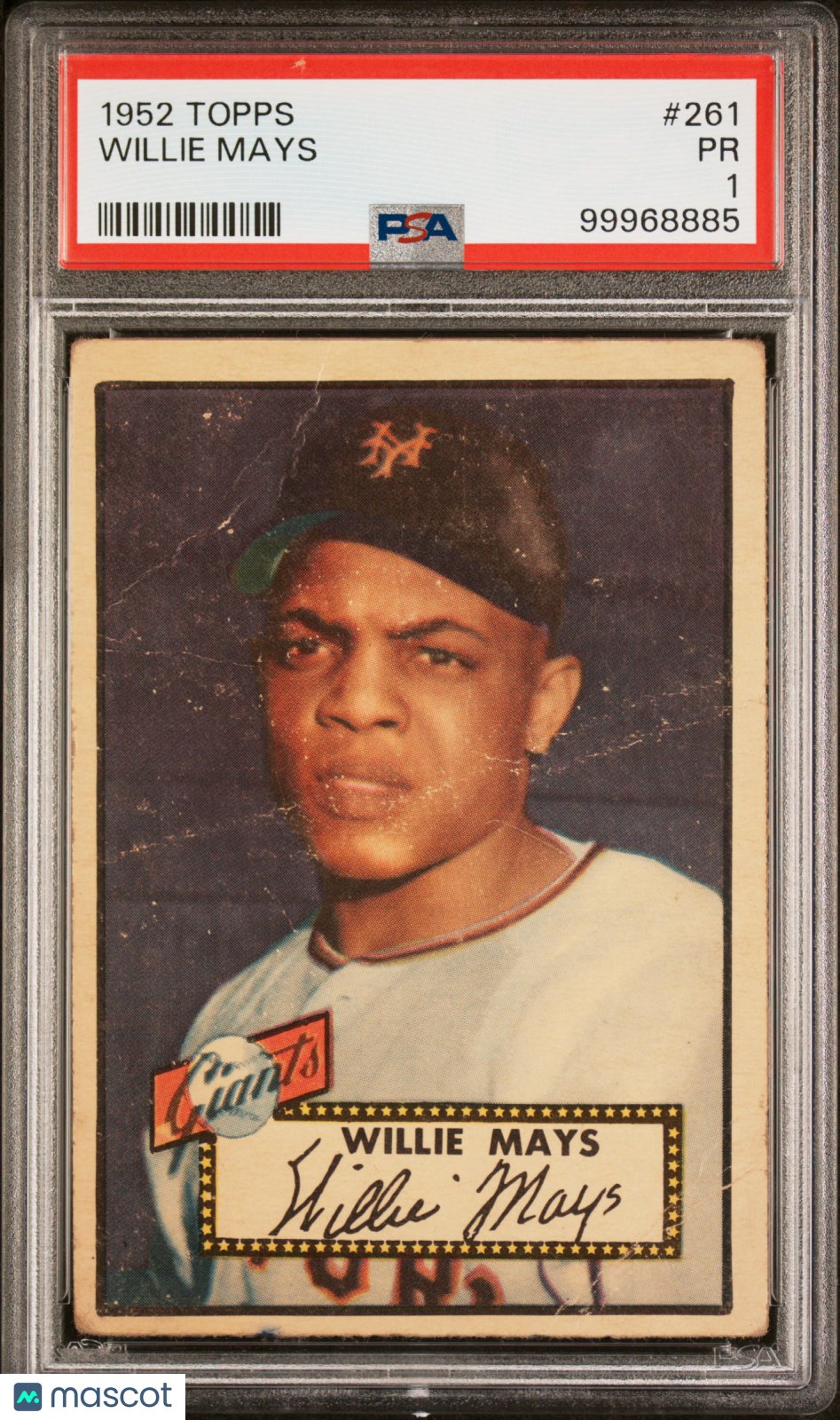 1952 Topps Willie Mays #261 PSA 1