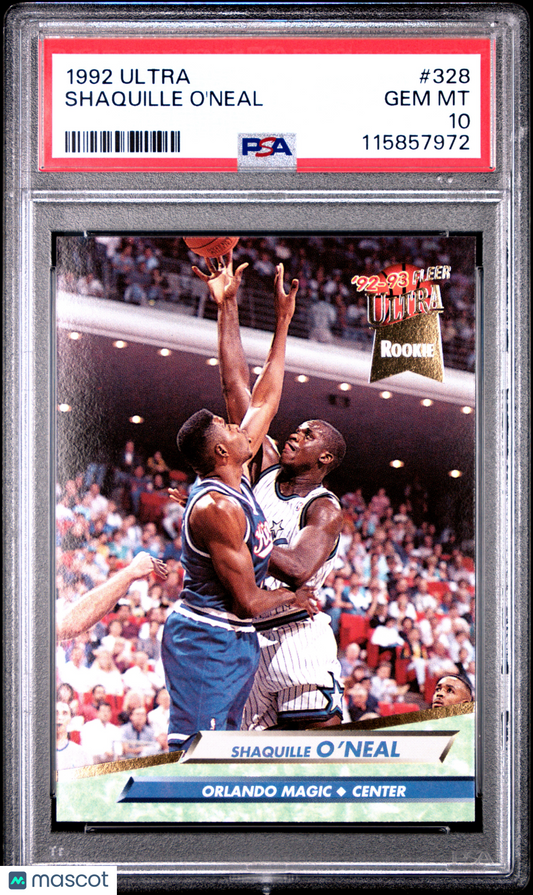 1992 Ultra Shaquille O'Neal #328 PSA 10
