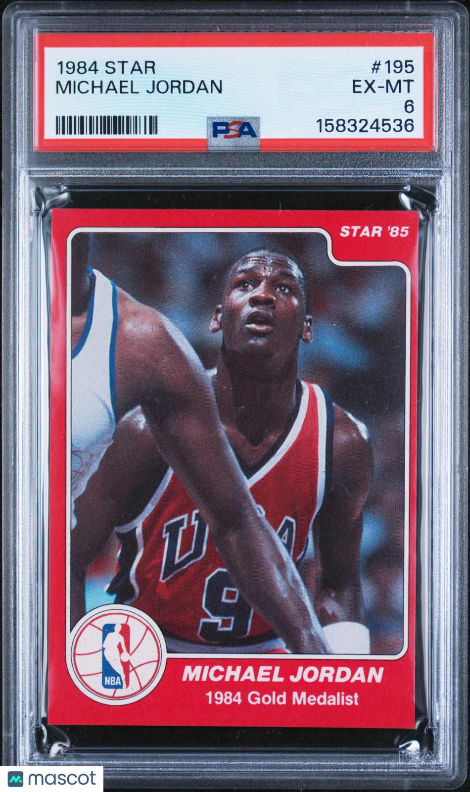 1984 Star Michael Jordan #195 PSA 6