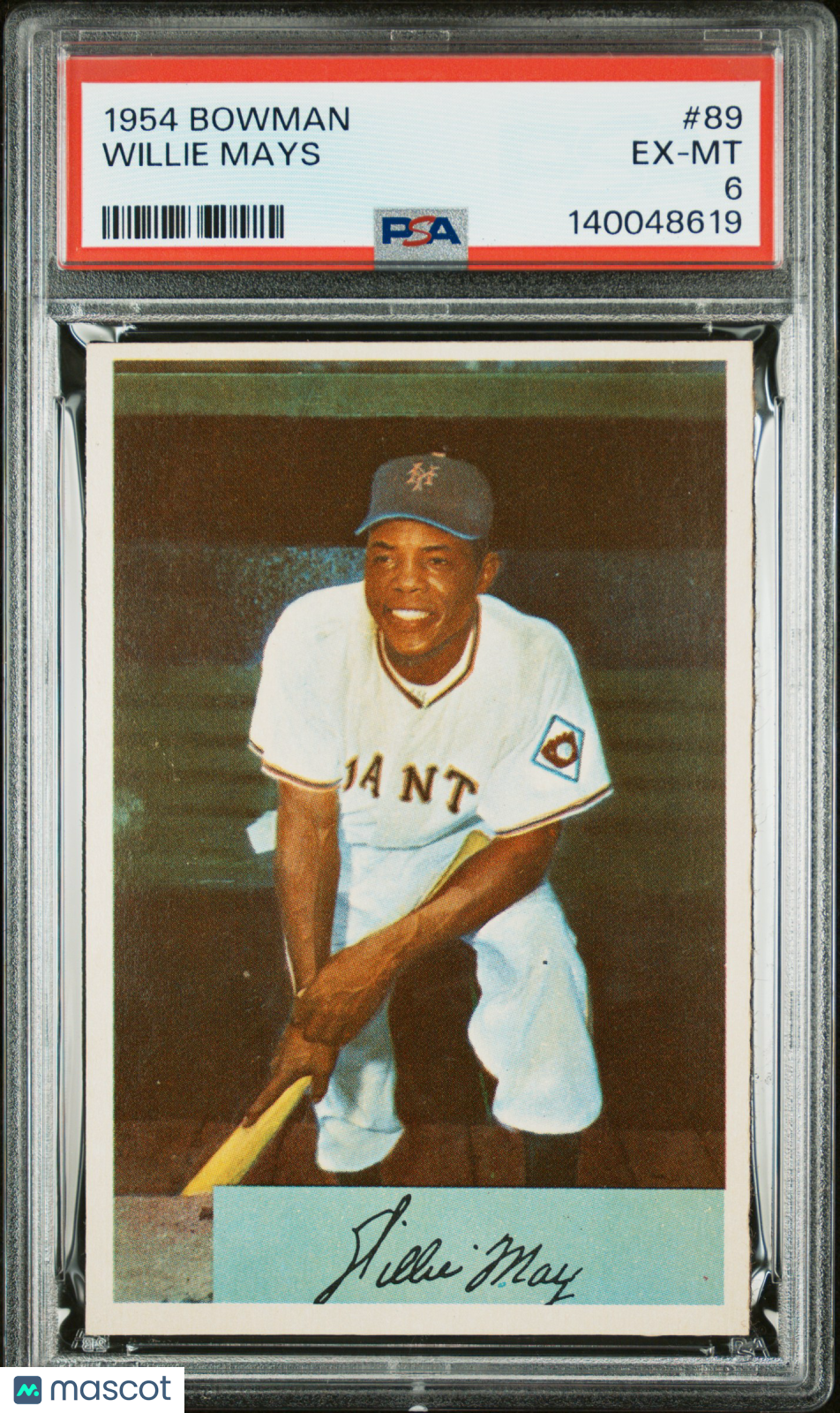 1954 Bowman Willie Mays #89 PSA 6