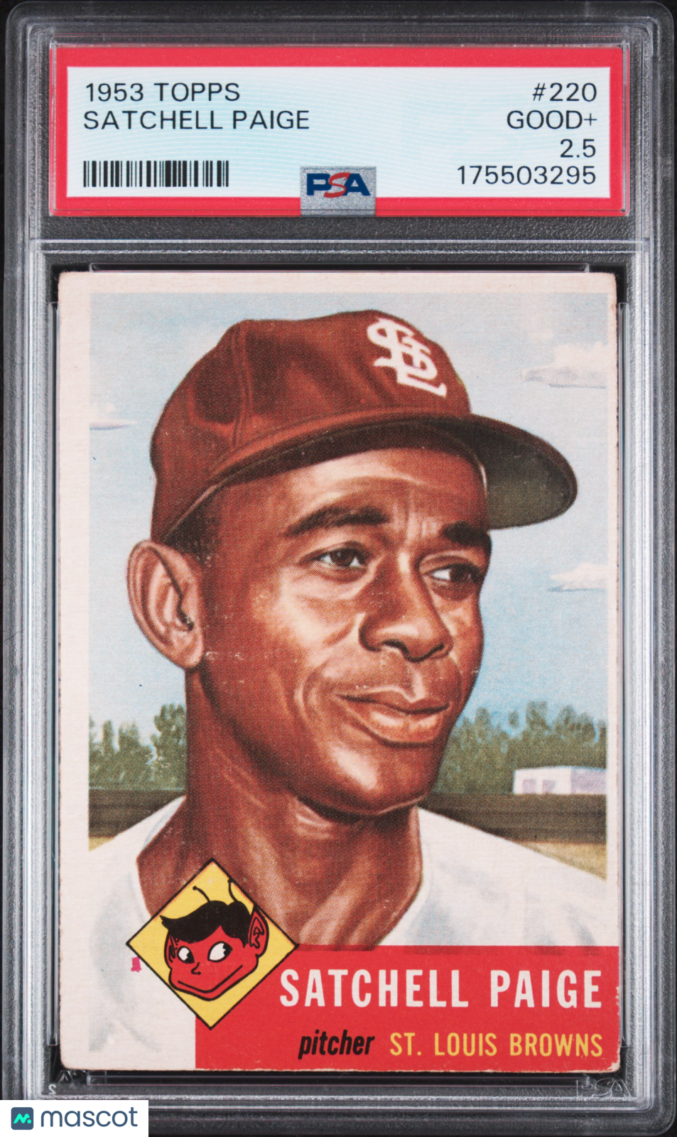 1953 Topps Satchell Paige #220 PSA 2.5