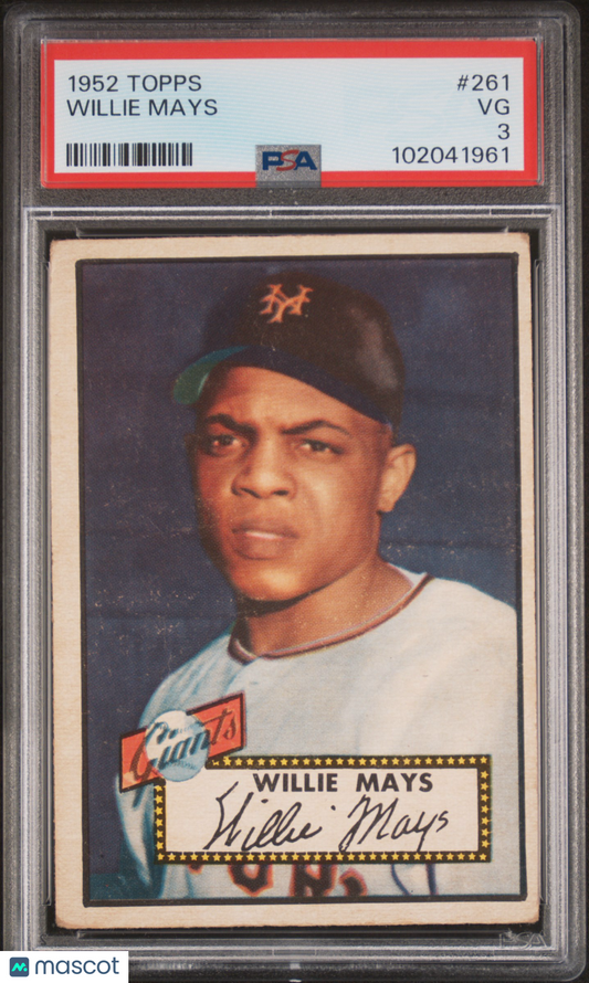 1952 Topps Willie Mays #261 PSA 3