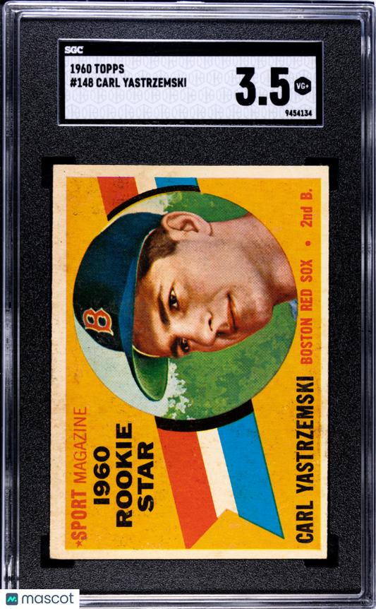 1960 Topps Carl Yastrzemski #148 SGC 3.5