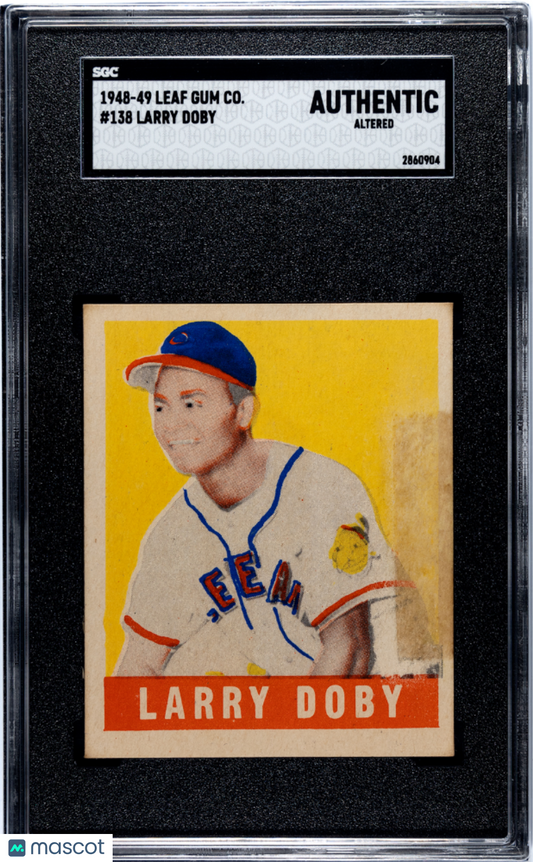 1948 Leaf Gum Co. Larry Doby #138 SGC A
