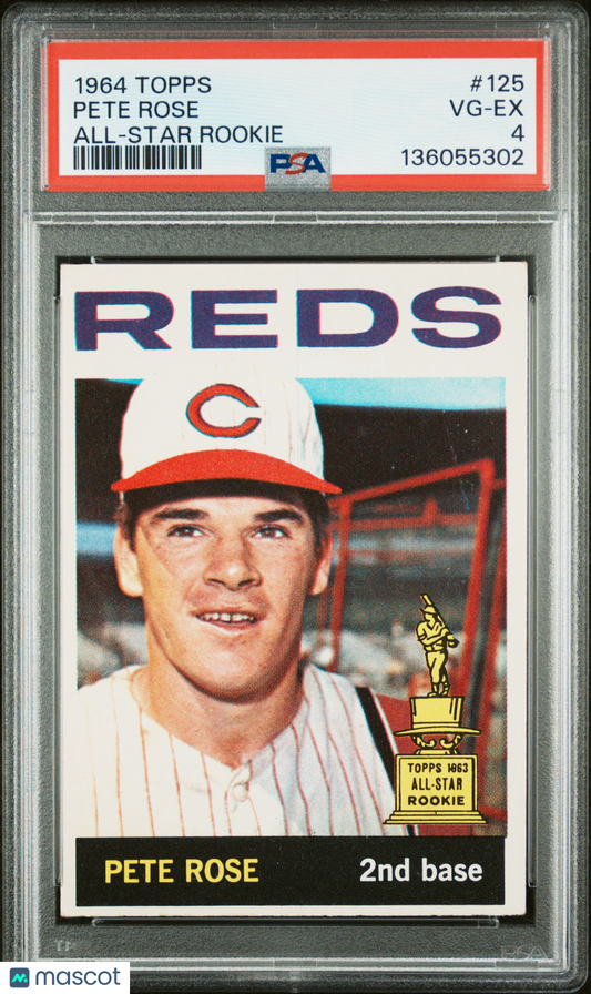 1964 Topps Pete Rose #125 All Star Rookie PSA 4