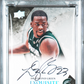 2012 Upper Deck Exquisite Collection Draymond Green #73 Autograph Silver Spectrum 41/50 PSA 8