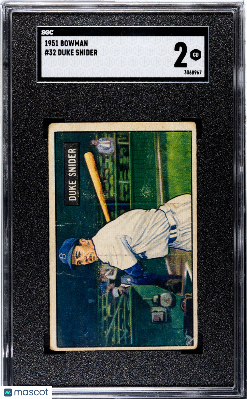 1951 Bowman Duke Snider #32 SGC 2
