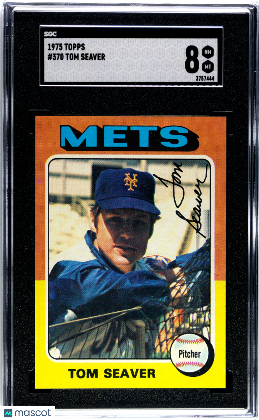 1975 Topps Tom Seaver #370 SGC 8