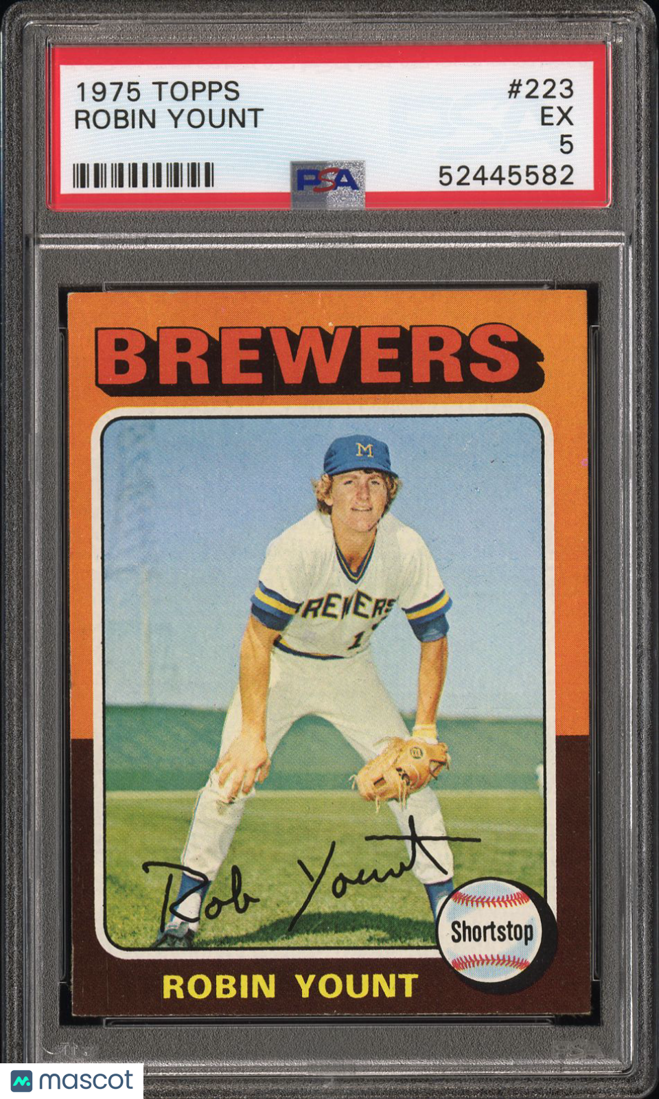 1975 Topps Robin Yount #223 PSA 5