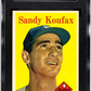 1958 Topps Sandy Koufax #187 SGC 7