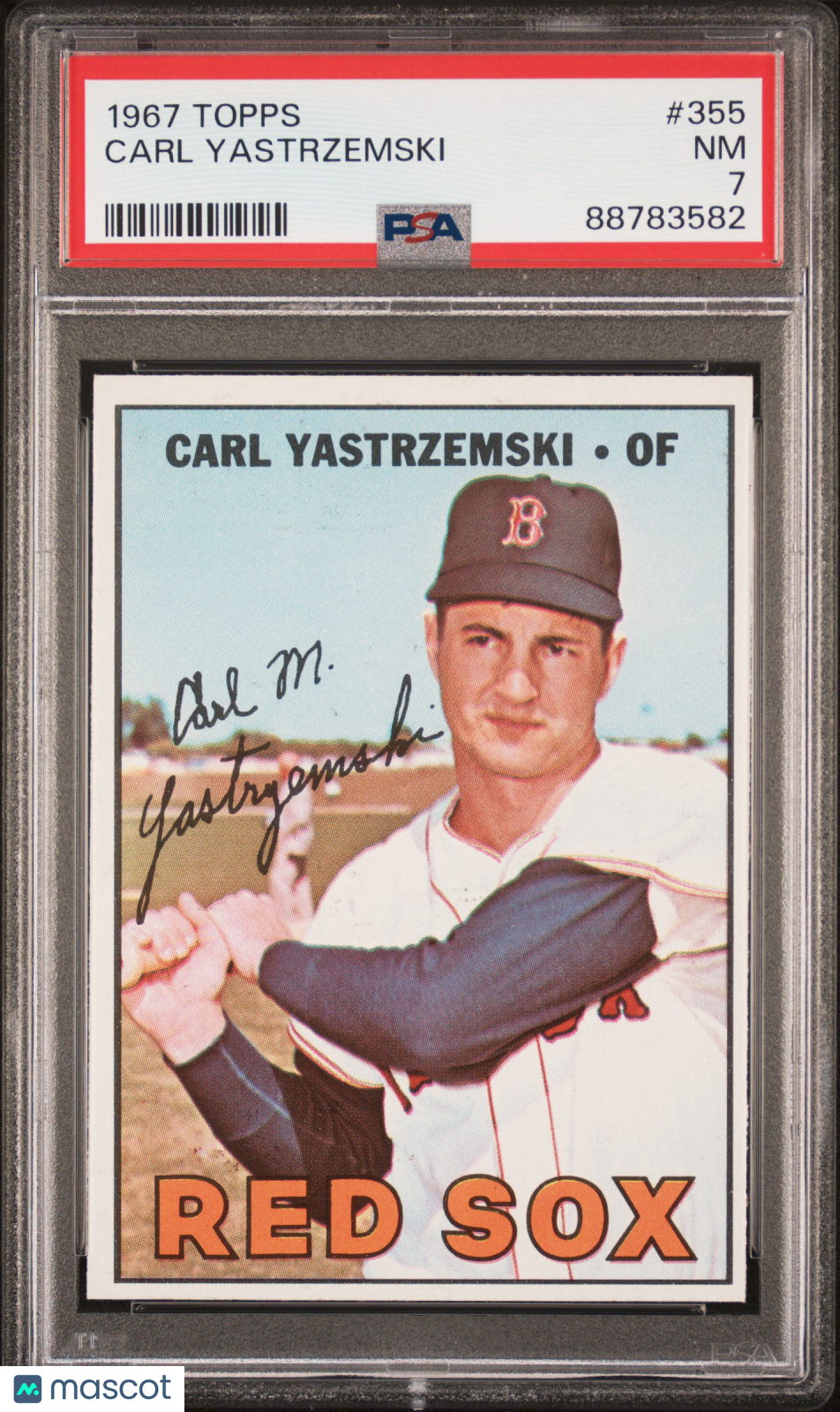 1967 Topps Carl Yastrzemski #355 PSA 7
