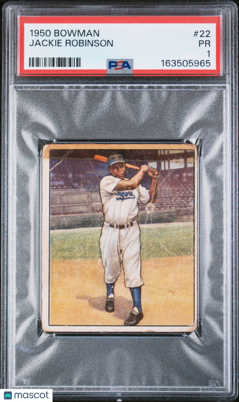 1950 Bowman Jackie Robinson #22 PSA 1