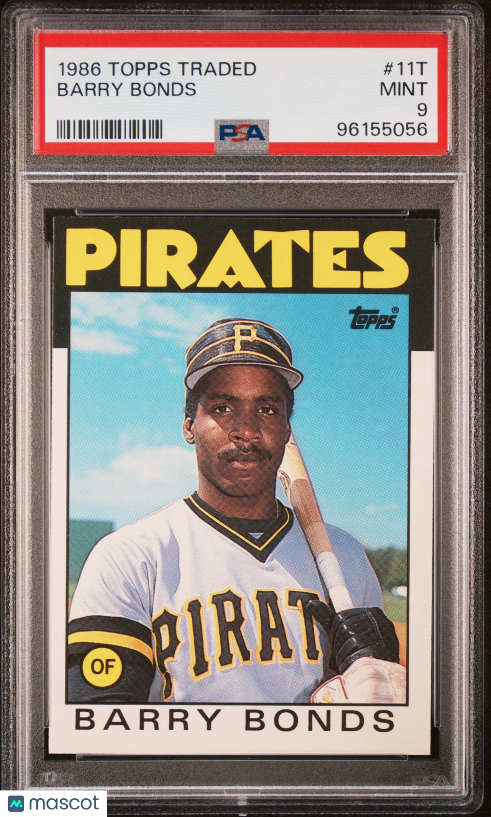 1986 Topps Traded Barry Bonds #11T PSA 9