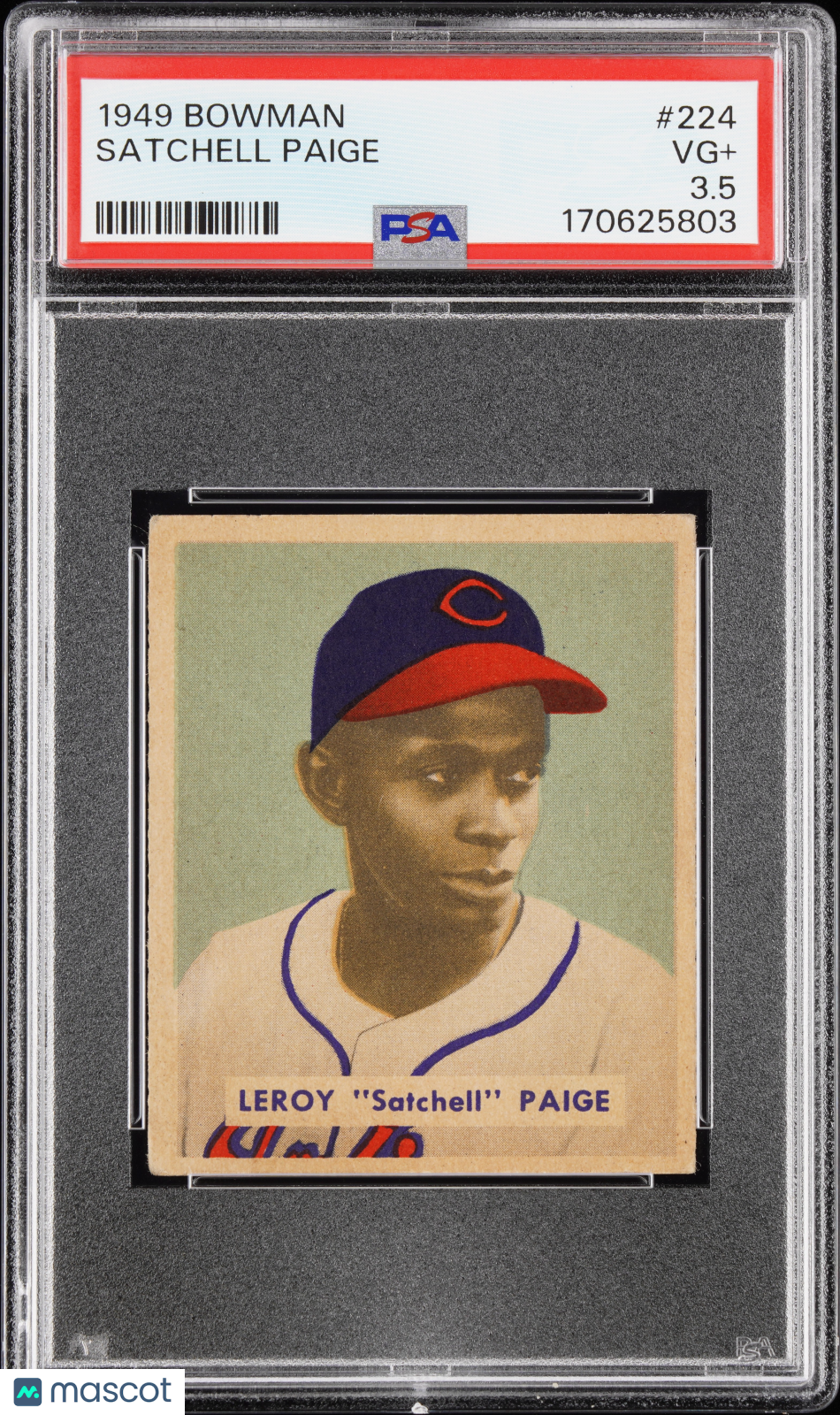 1949 Bowman Satchell Paige #224 PSA 3.5