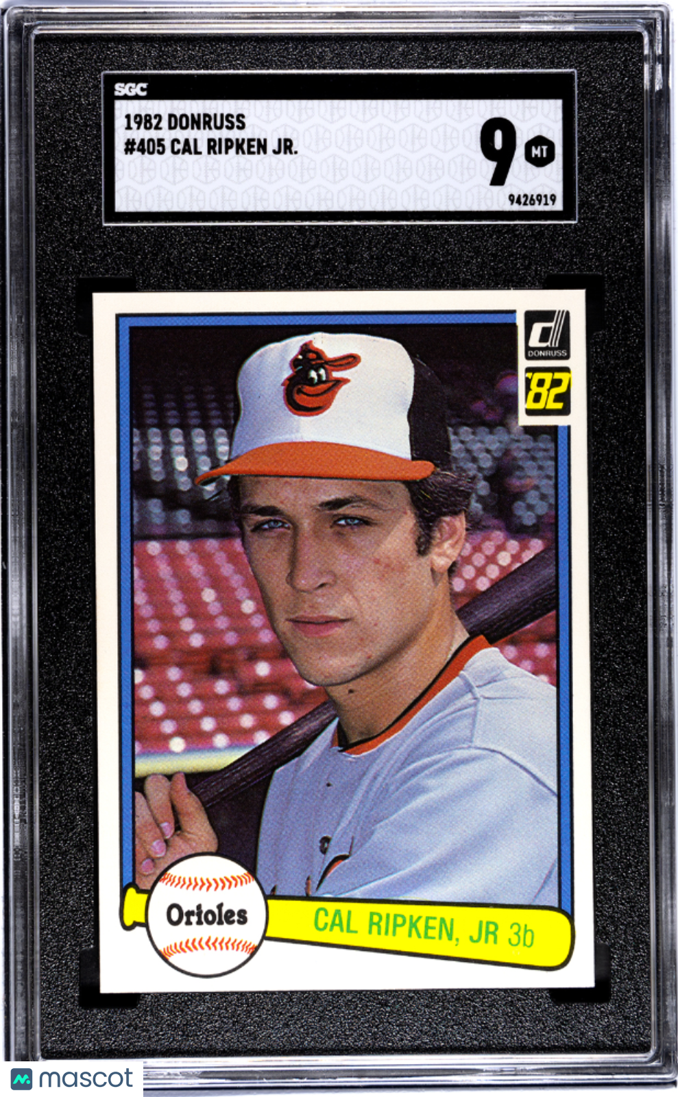 1982 Donruss Cal Ripken JR. #405 SGC 9
