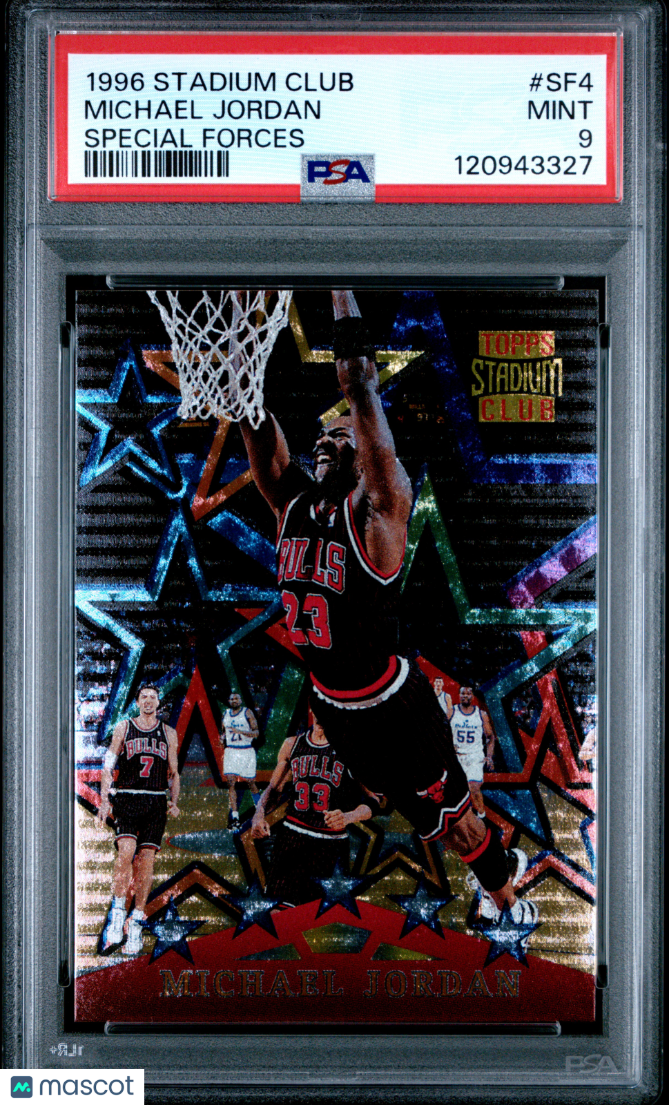 1996 Stadium Club Special Forces Michael Jordan #SF4 PSA 9