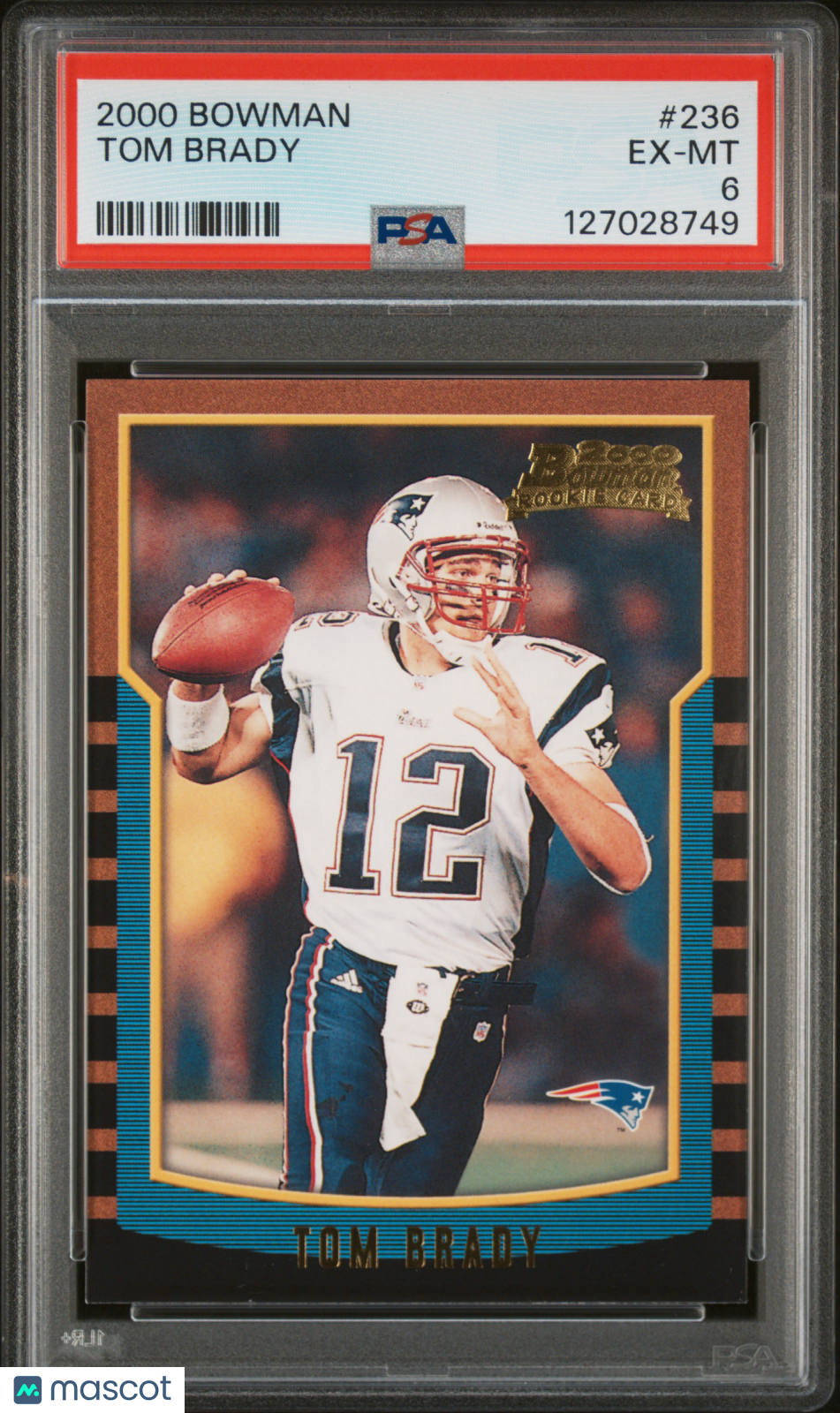 2000 Bowman Tom Brady #236 PSA 6