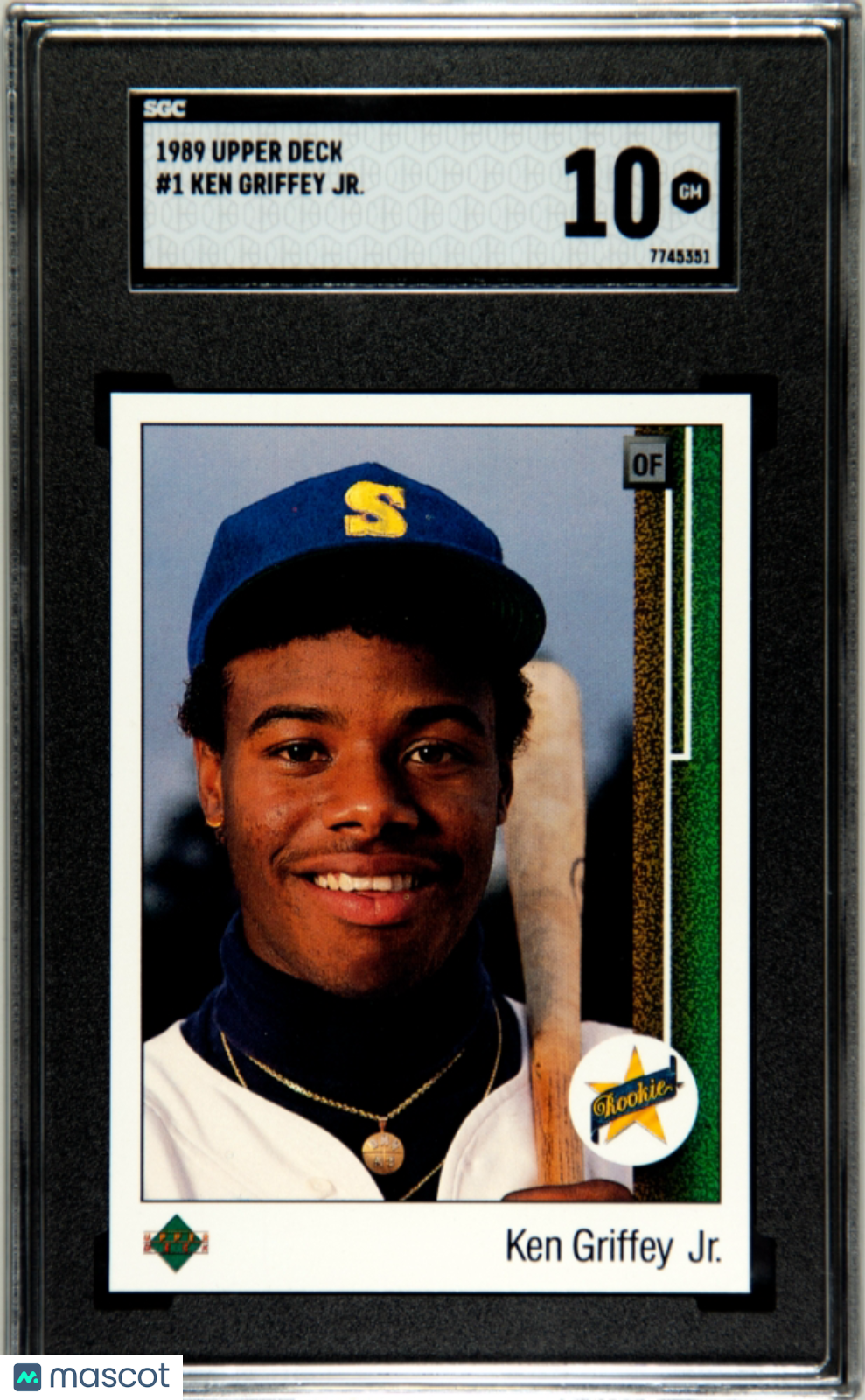 1989 Upper Deck Ken Griffey JR. #1 SGC 10