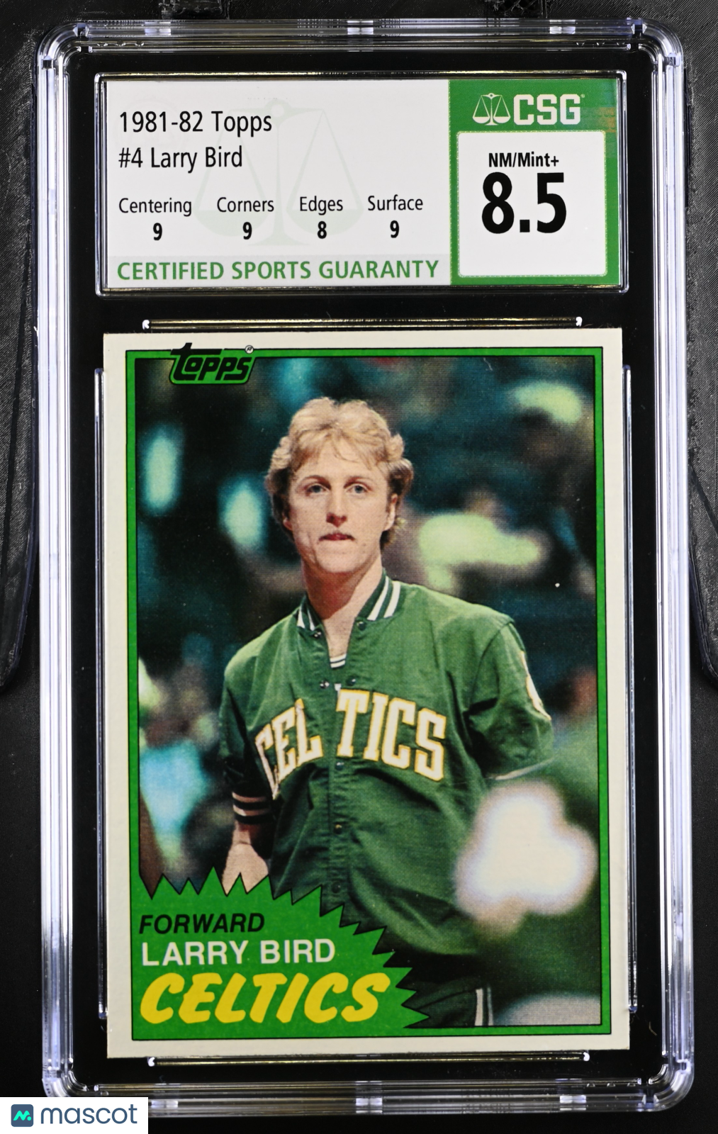 1981-82 Topps Larry Bird #4 CGC 8.5
