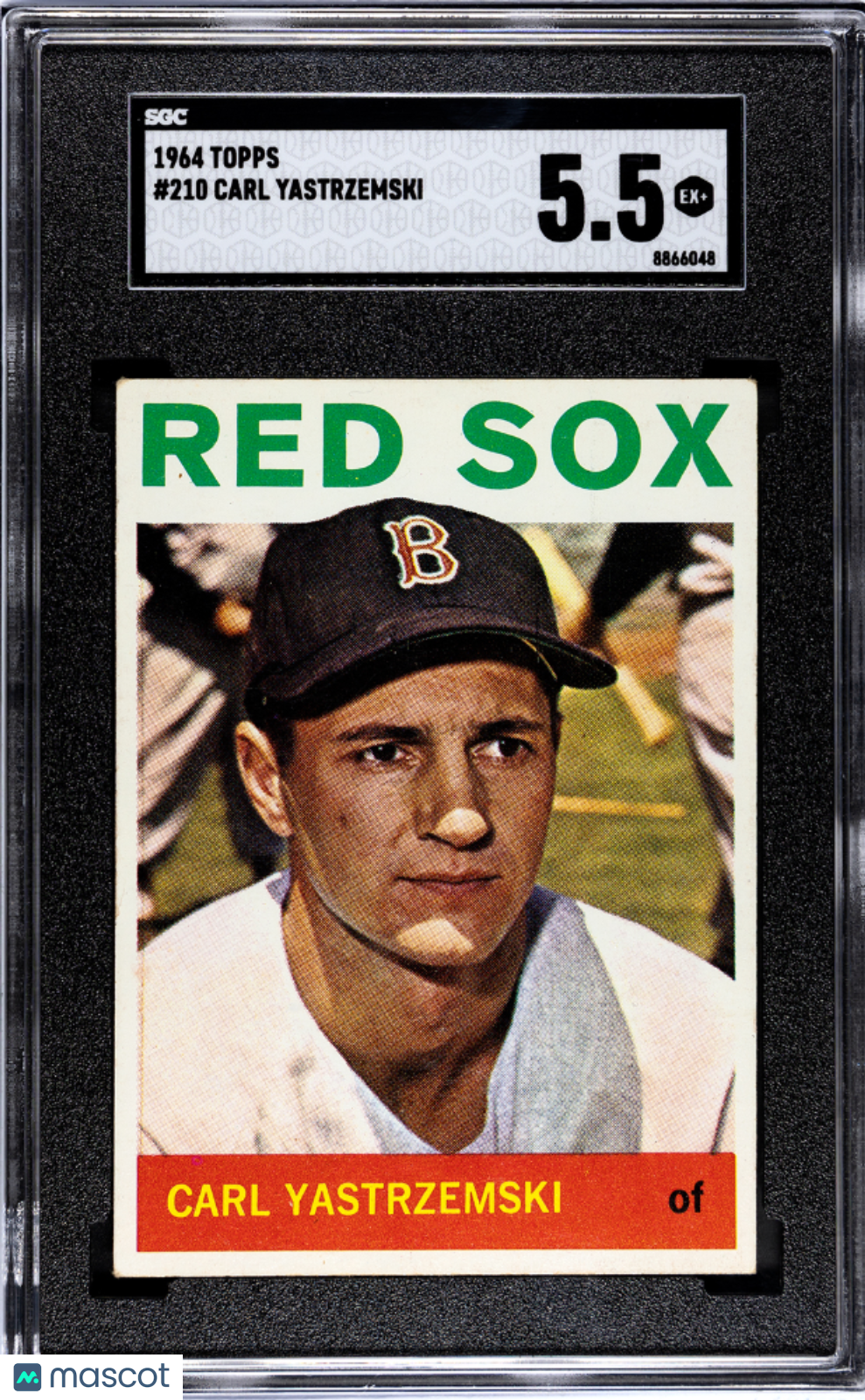 1964 Topps Carl Yastrzemski #210 SGC 5.5