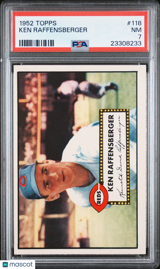 1952 Topps Ken Raffensberger #118 PSA 7