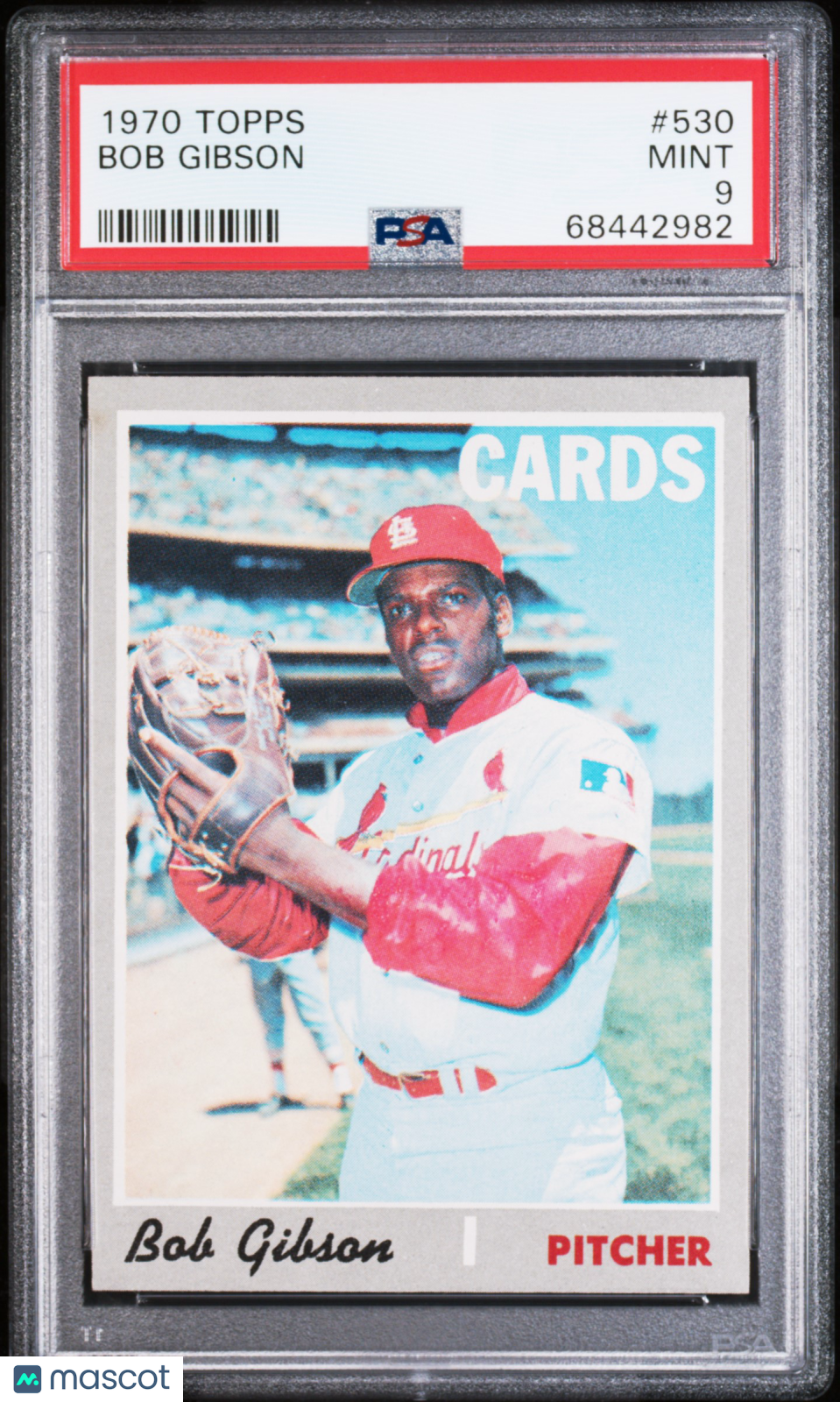 1970 Topps Bob Gibson #530 PSA 9