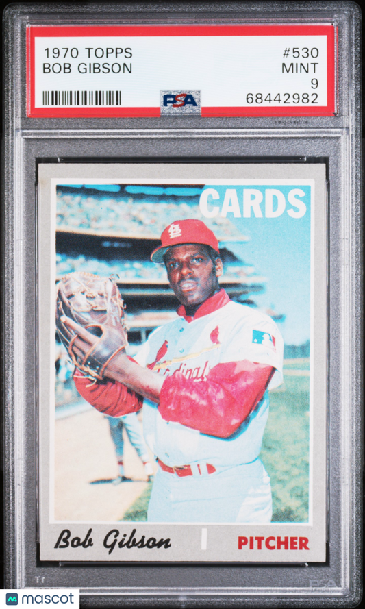 1970 Topps Bob Gibson #530 PSA 9