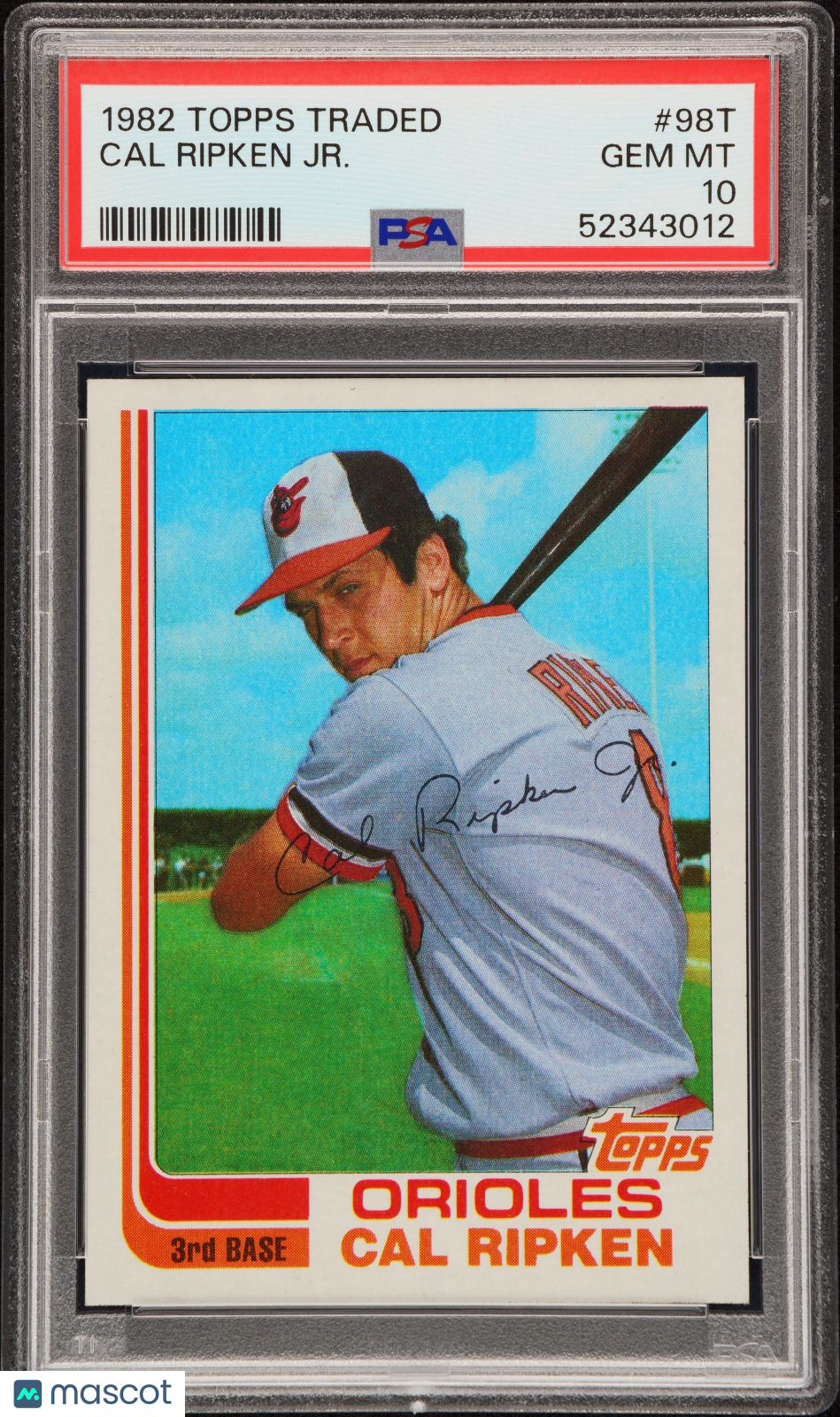 1982 Topps Traded Cal Ripken JR. #98T PSA 10