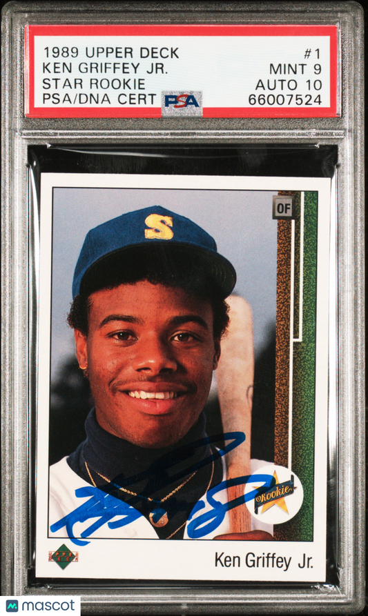 1989 Upper Deck Ken Griffey JR. #1 Star Rookie PSA 9