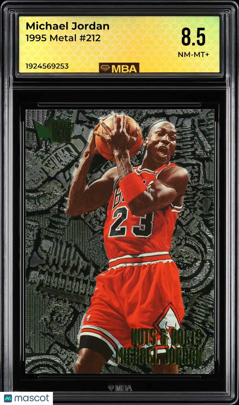 1995 Metal Michael Jordan #212 MBA 8.5