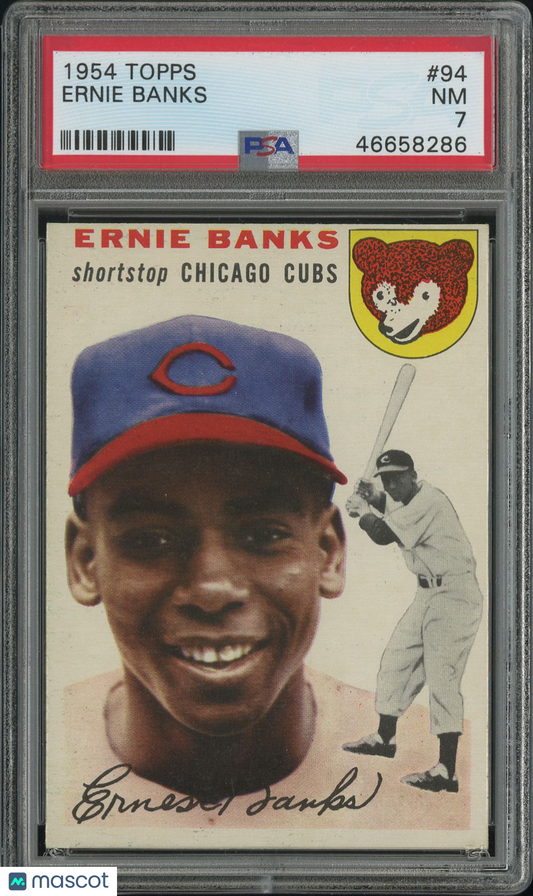 1954 Topps Ernie Banks #94 PSA 7