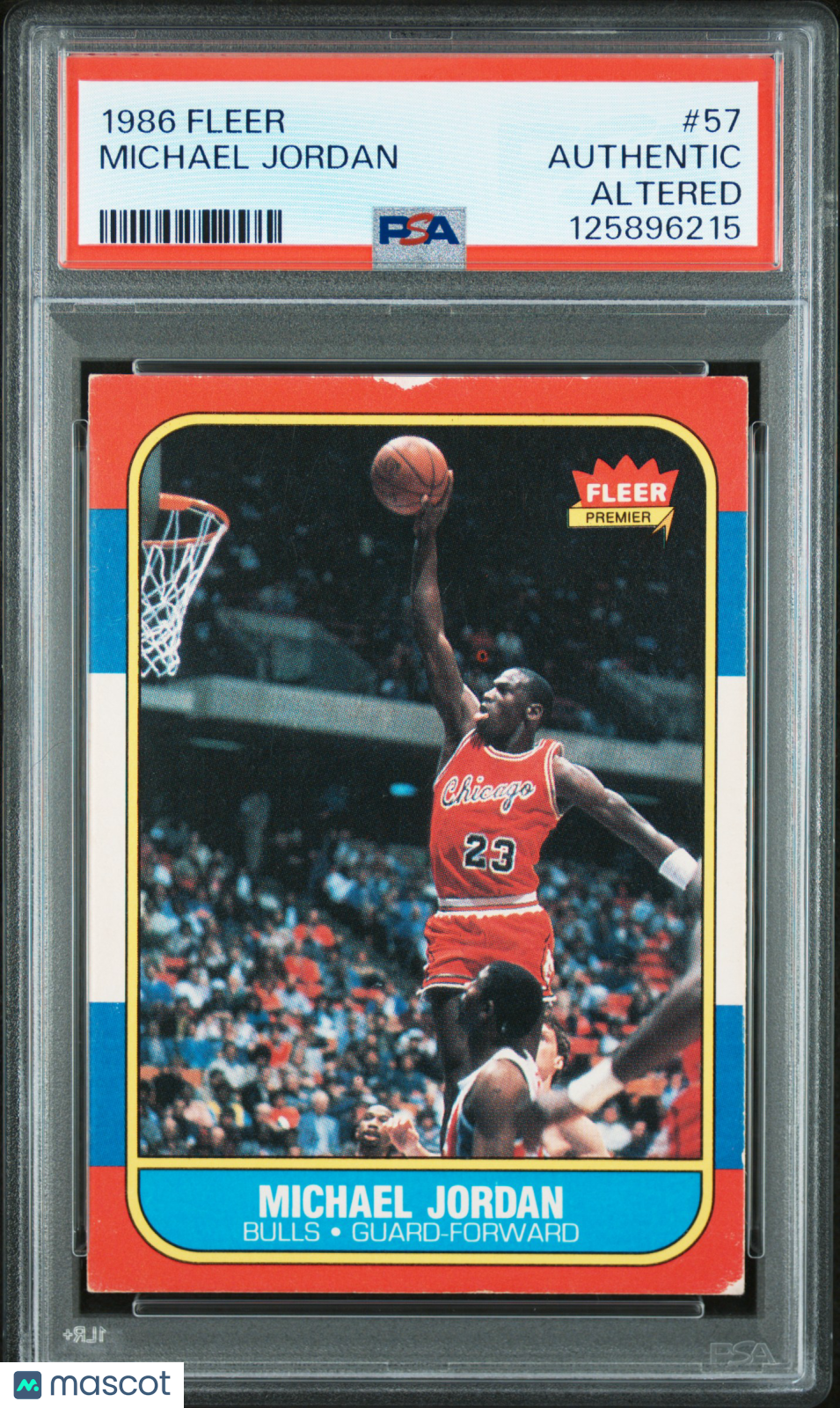 1986 Fleer Michael Jordan #57 PSA A