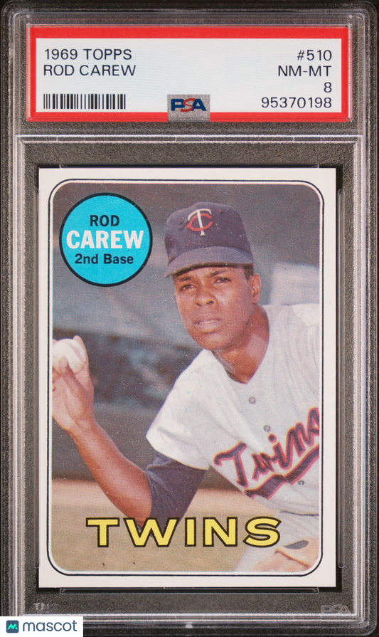1969 Topps Rod Carew #510 PSA 8