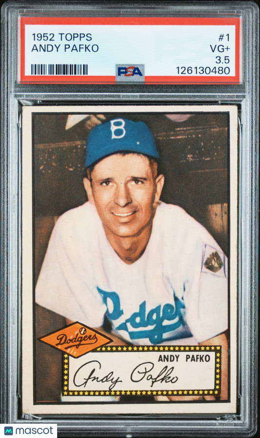 1952 Topps Andy Pafko #1 PSA 3.5