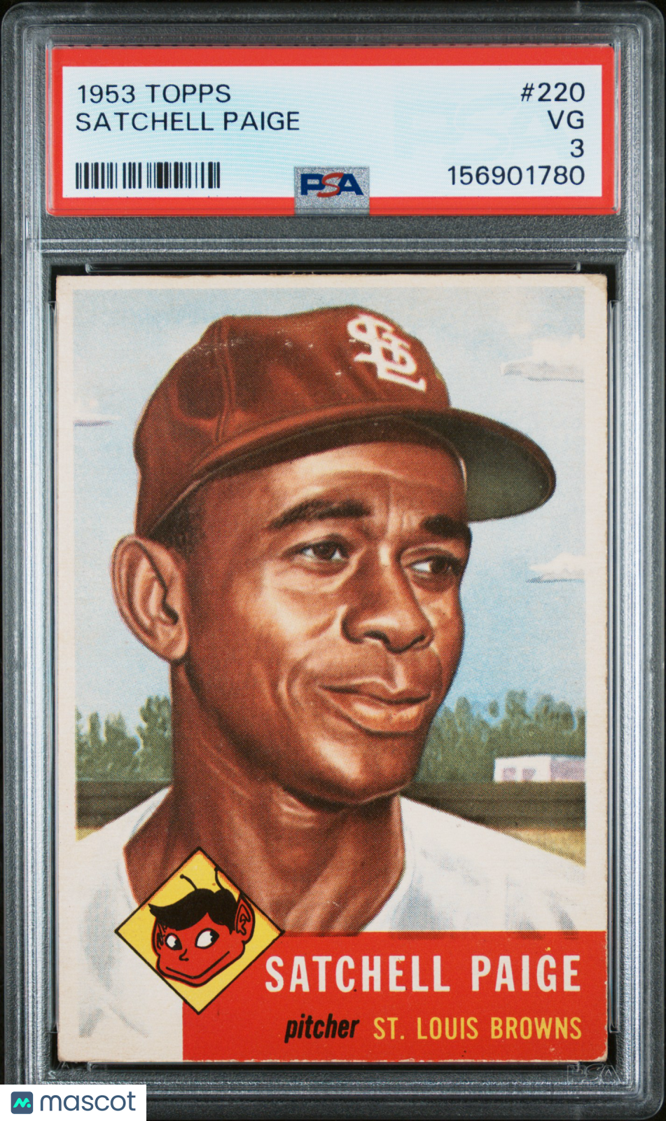 1953 Topps Satchell Paige #220 PSA 3