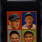 1935 Goudey 4 In 1 Rowe Walker Greenberg Fox #8F SGC 3